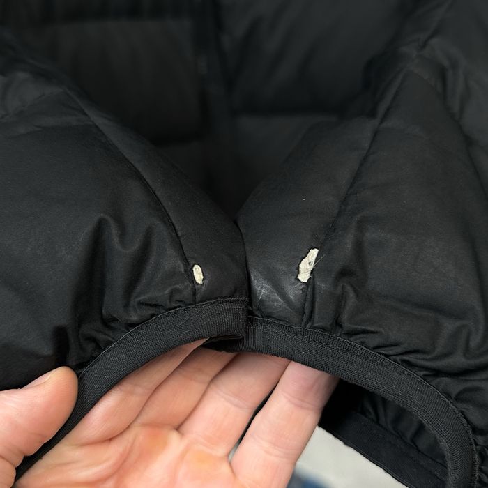 Черная зимняя куртка пуховик Nike NSW размер S-M