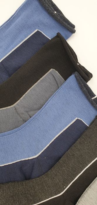 Bezuciskowe bawełniane skarpetki męskie skarpety bawełna 85%mix pakiet