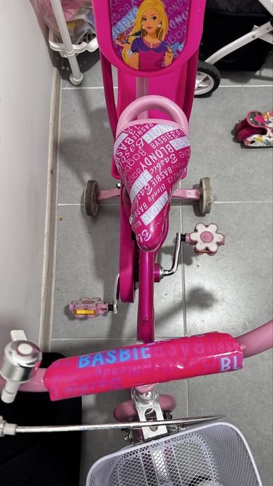 Дитячий велосипед з батьківською ручкою, для дівчинки