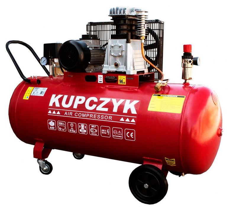 Kompresor Sprężarka Kupczyk 200 Litrów KK 520/200 10 bar