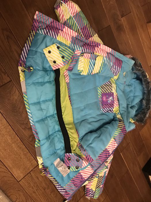 Komplet narciarski dla dziewcz.r.98 spodnie i kurtka