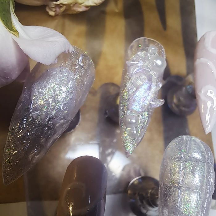 Długie Stilettos Press on nails Tipsy
