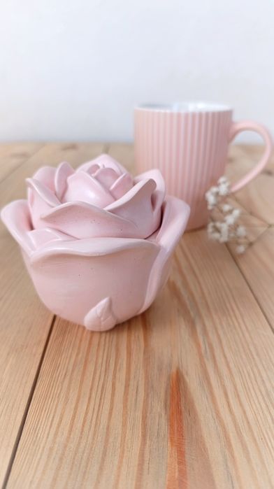 Подарунковий бокс, набір, подарунок дівчині, свічка, чашка