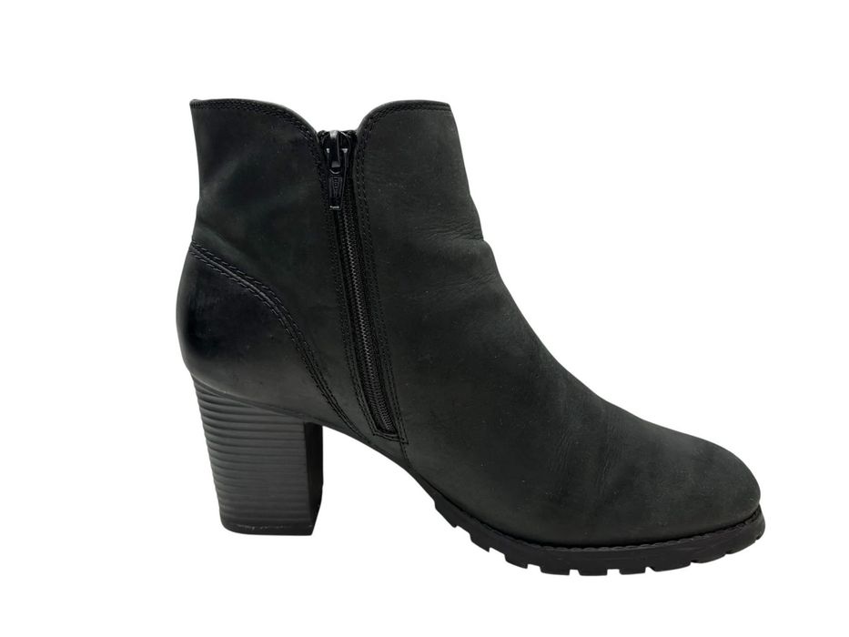 Botki skorzane delikatnie ocieplane Clarks rozmiar 41