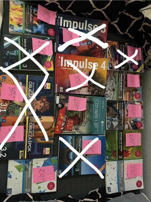 Sprzedam podręczniki szkolne do  3LO