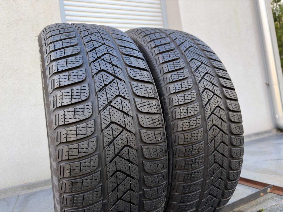 2szt zimowe 215/55R17 Pirelli 7mm 2022r świetny stan! Z1008 gwarancja