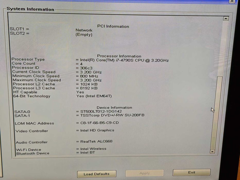 Комп'ютер моноблок Dell Optiplex 9030 AIO 23,8" i7-4790s 8GB