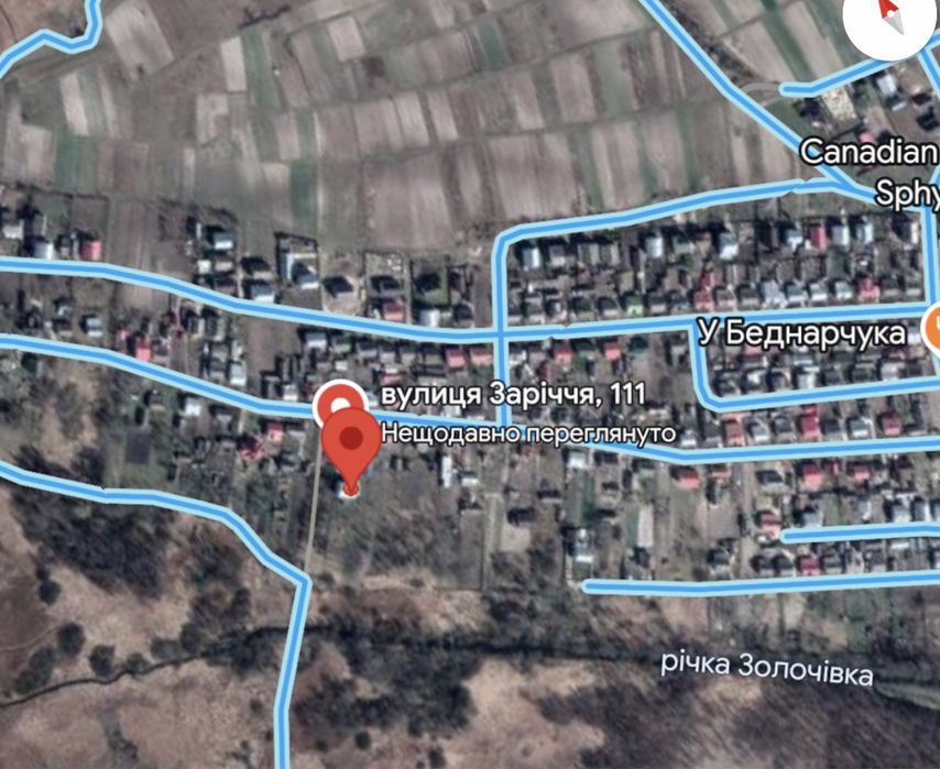 Продаж ж/будинку в м.Золочів,Львівської області по вул.Заріччя