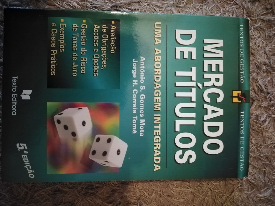 Livros de finanças álgebra e direito