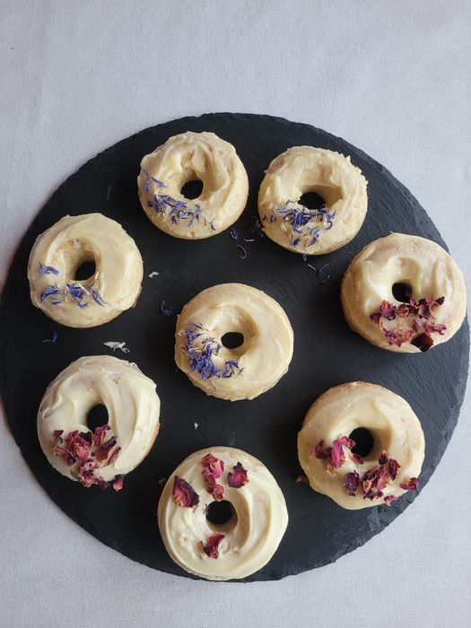 Donuty pieczone, tlusty czwartek, walentynki