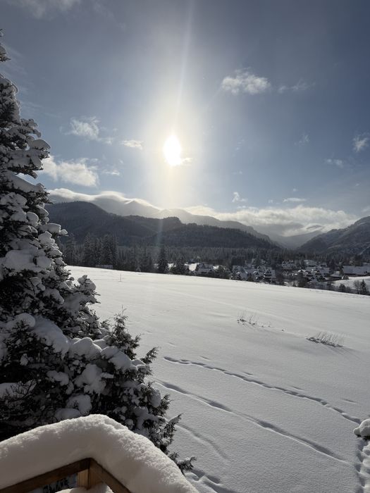 Ferie wolny domek  w górach z widokiem na Tatry dla 7 osób Kościelisko