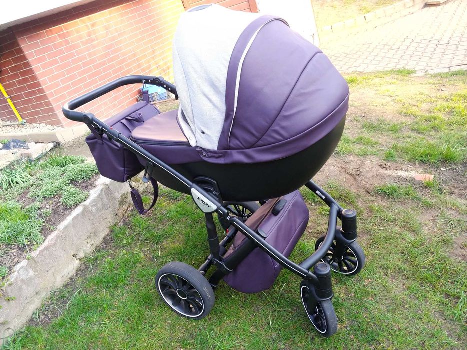 Wózek spacerowy 2w1 Anex Sport Discovery Limited Fiolet Ekoskóra