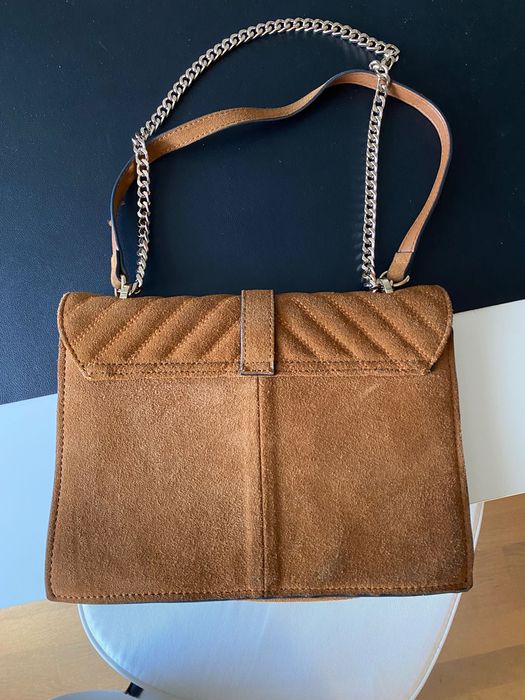 zamszowa torebka mango suede leather hit sezonu