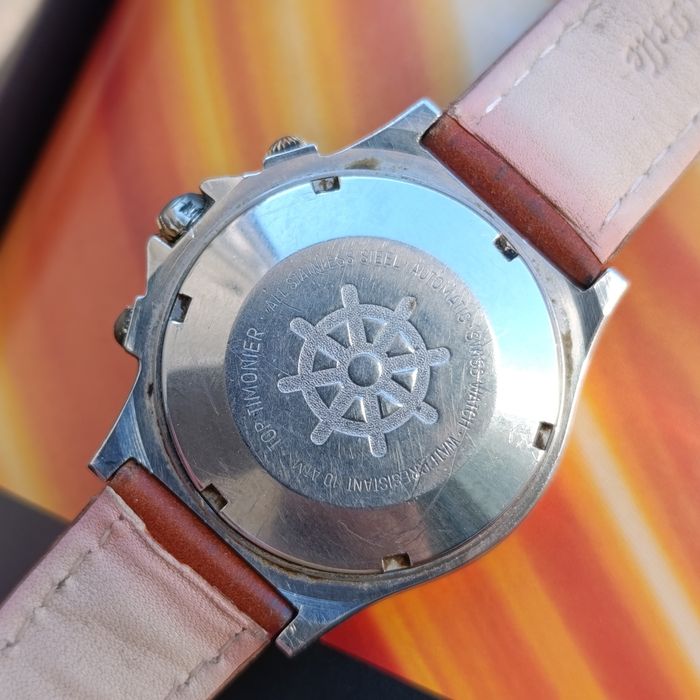 Relógio Cronógrafo Pryngeps Top Timonier Automático Valjoux 7750 - a funcionar - 40mm
