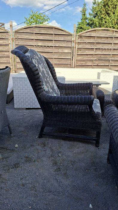 Zestaw ogrodowy rattanowy ratan balkon altanka ogród taras