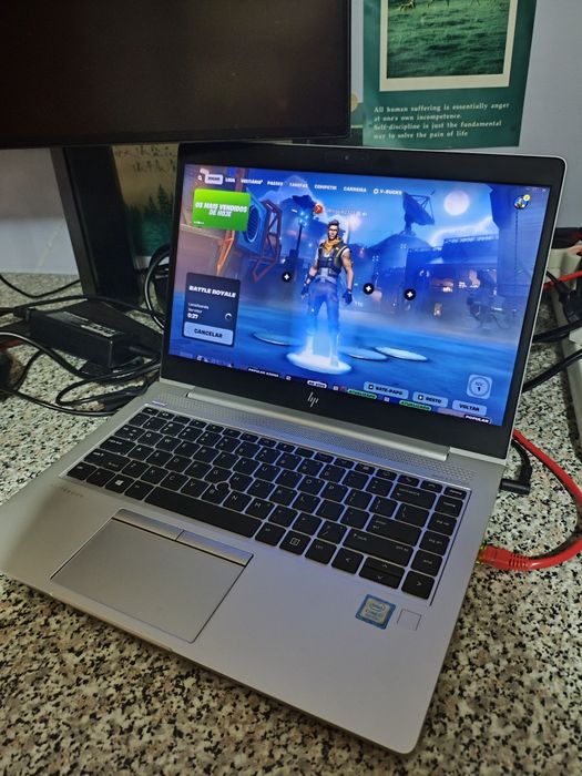 HP EliteBook Laptop i7 8550+ 16GB RAM + Graphics Card Capable of Running Fortnite64354203065602121