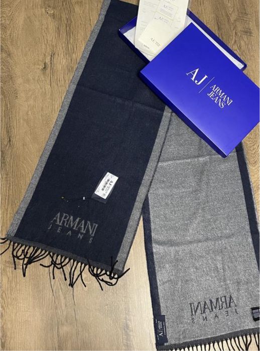 Шарф мужской Шарф Armani кашеміровий
