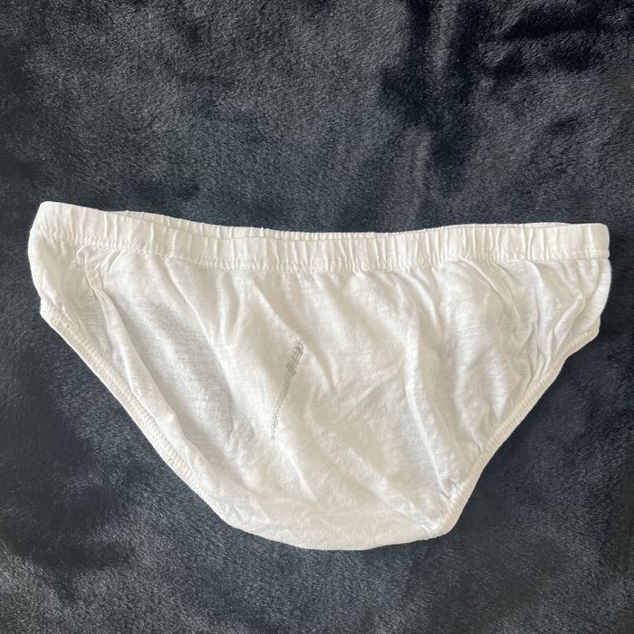 Slips de algodao branco