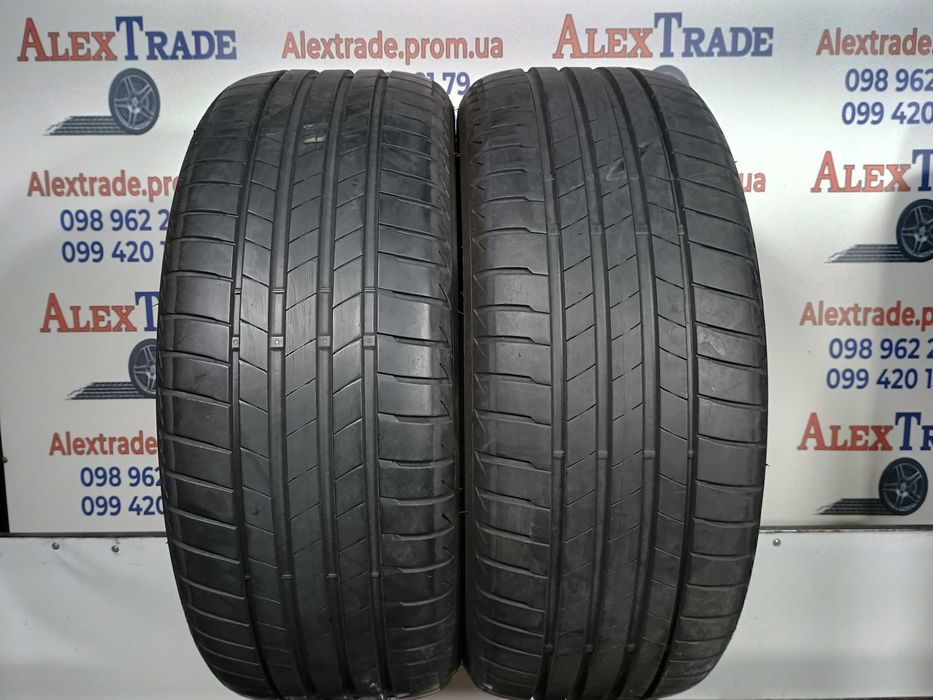 2 шт. 225/45 R18 Bridgestone Turanza T005 літні шини, протектор 6мм