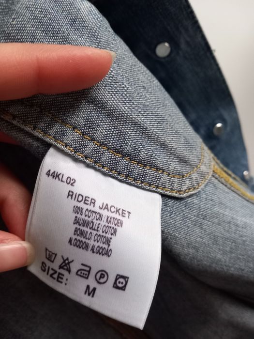 Bluza kurtka katana jeansowa LEE rider jacket r.M
