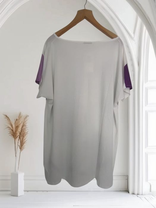 Tunika w odcieniu fioletu duży rozmiar uniwersalny Plus Size