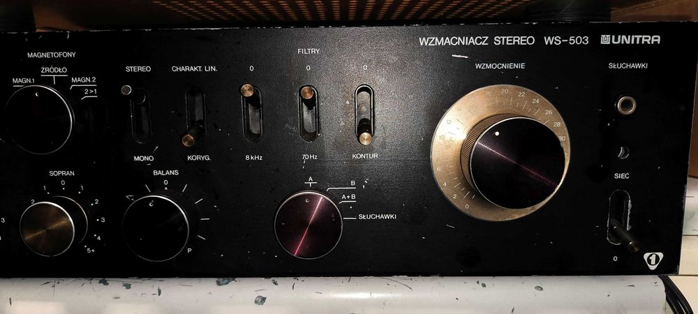 Wzmacniacz Unitra Fonica WS 503  sprawny technicznie i oryginalny