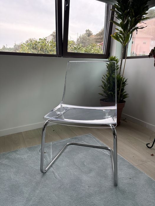 Cadeiras jantar Marshall transparentes