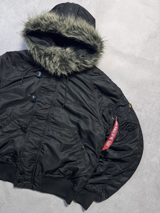 Бомбер Alpha industries N-2b b-15 зимний bomber