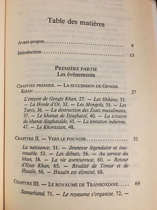 Civilizações do Próximo-Oriente /Tamerlão/ Afeganistão