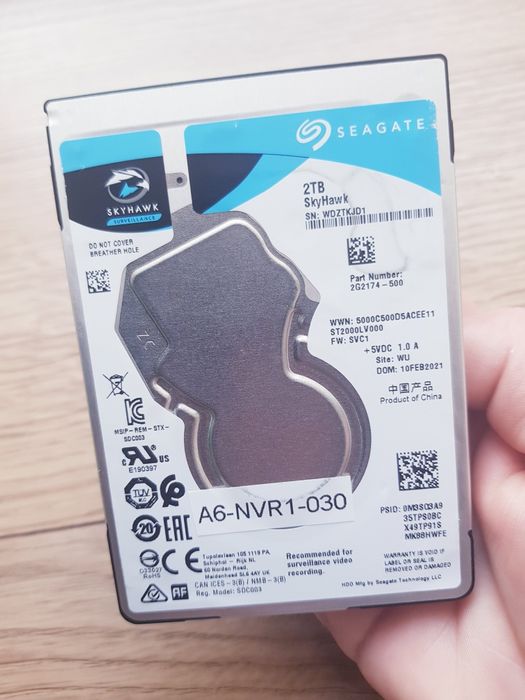 Dysk twardy HDD  2 TB 2,5' Seagate Skyhawk PC Laptop Xbox PS4 NAS