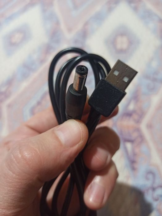 Кабель USB-DC (5.5*2.1 mm) метровий