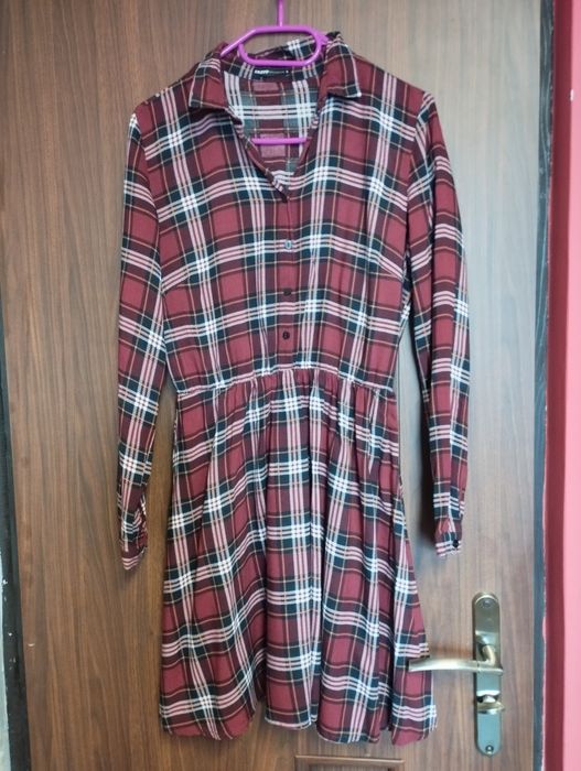 Sukienka damska w kratkę