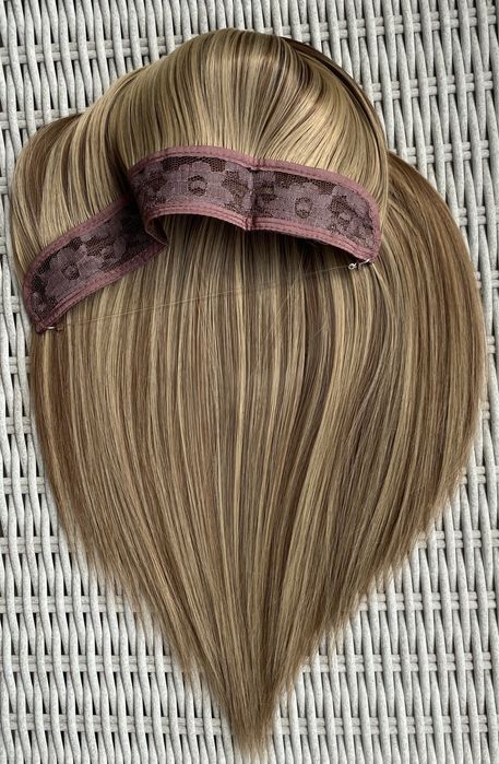 Premium Ultra włosy doczepiane, jasny brąz / pasemka, 311.