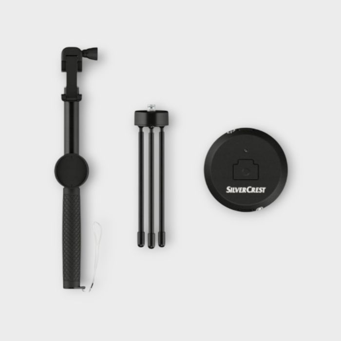 Selfie-stick SILVERCREST SSBS 3.0 A1 czarny