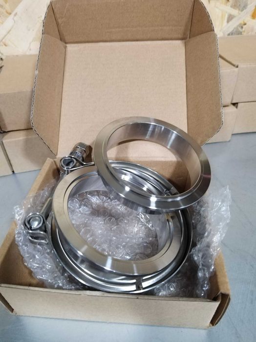 v-bands em inox 76mm