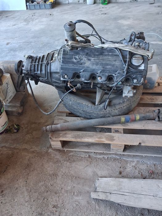 Motor e caixa mercedes 190 gasolina