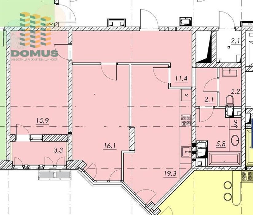 Продам 2 комн 79м2 ЖК Прохоровский квартал! Стикон! ДОМ СДАН