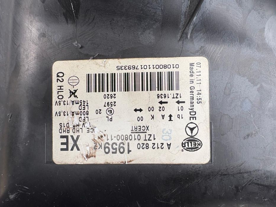 Mercedes w212 óticas