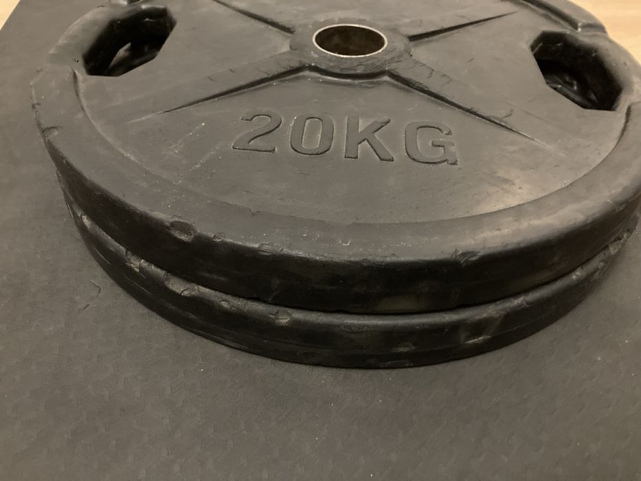 Takerze olimpijskie gumowane 20kg