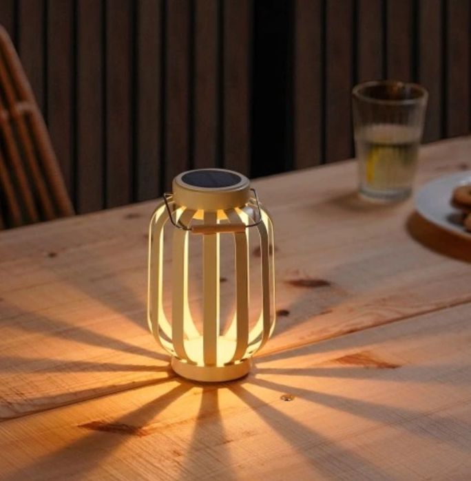 IKEA SOLVINDEN lampa stołowa LED na światło słoneczne