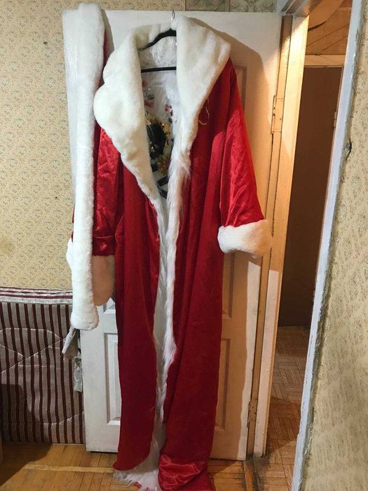 костюм на высокого Деда Мороза