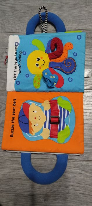 Іграшки для малюків, м'яка книжка, книжечка для найменших