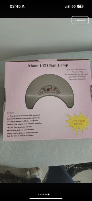 Lampa LED do paznokci