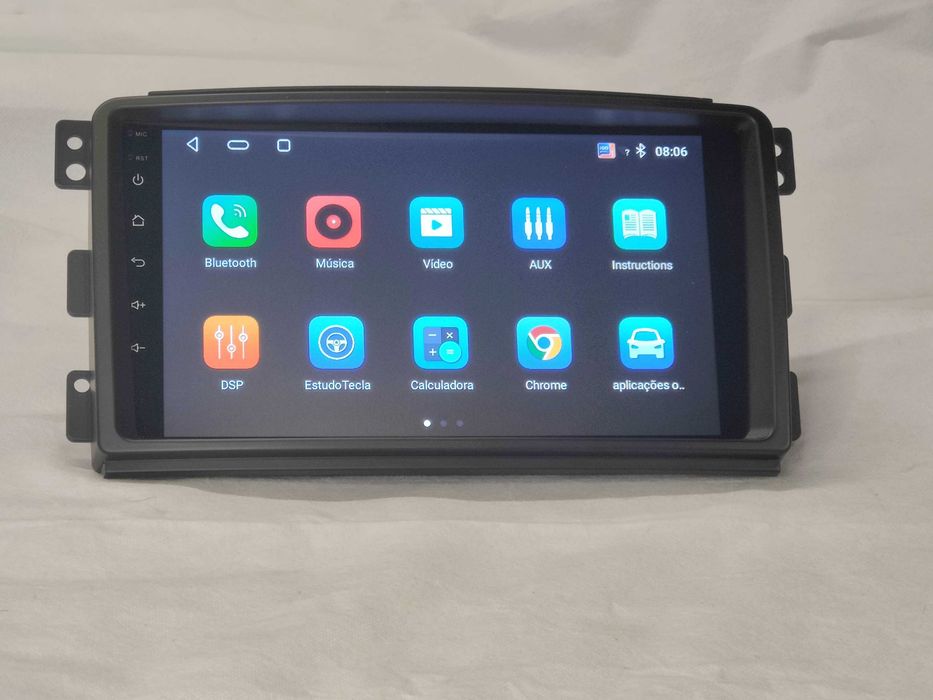 Radio 2 DIN Android para Smart Fortwo - Smart 2 – 2005 a 2010
