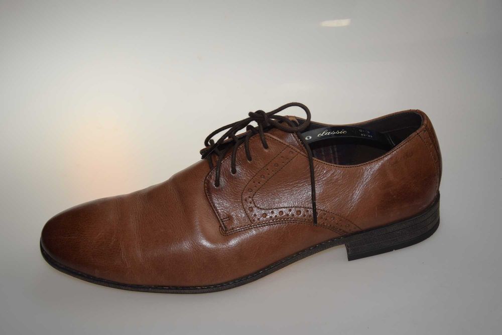 Półbuty Carks Collection ze skóry r.46