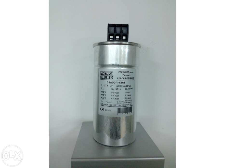 Condensadores para compençãr energia Reactiva