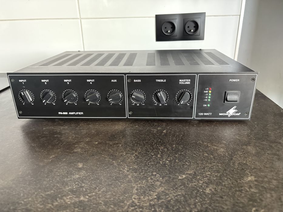 MONACOR PA-900 Wzmacniacz miksujący mono mikser
