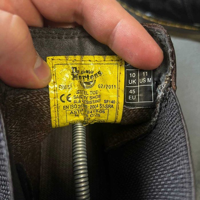 ‼️-50%‼️Ботинки Dr. Martens 2976 черные кожаные 45
