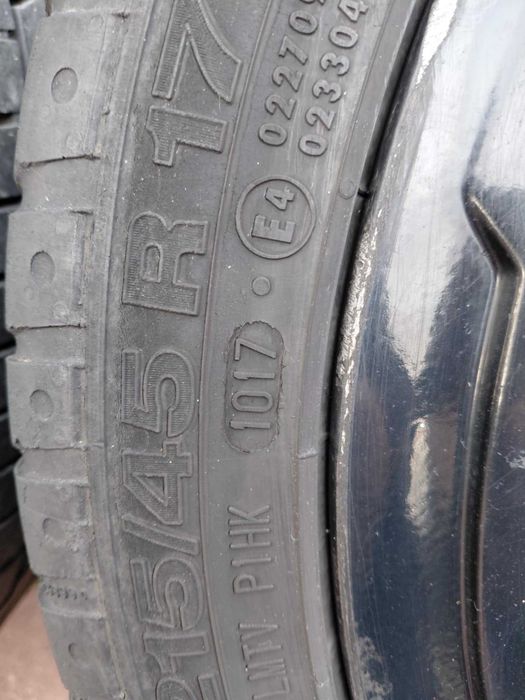 Koła 17 Audi z oponami letnimi 215/45R/17 5x112