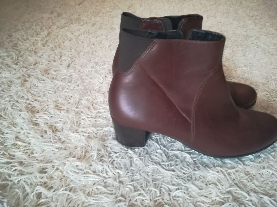 Kozaki, botki buty zimowe damskie ecco ze skóry rozm.38/39